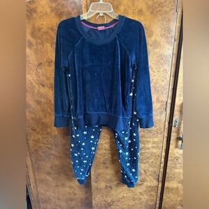 Warm and cozy Blue Star Pajamas